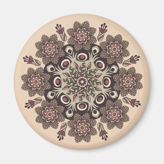 flower mandala magnet (Front)