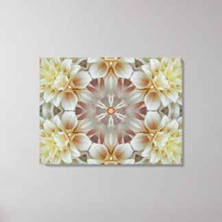 Flower Mandala of Light Canvas Print