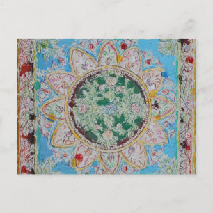 Flower Mandala Postcard