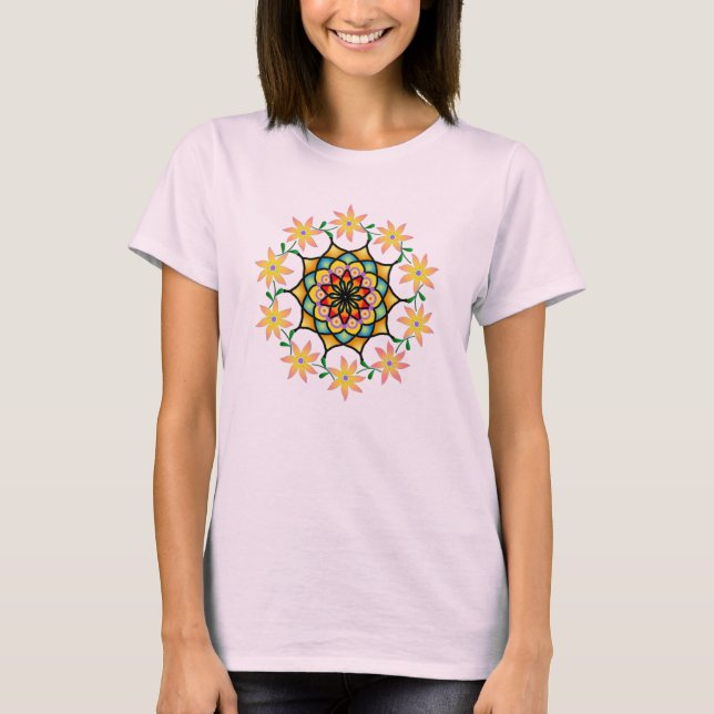 FLOWER MANDALA T-SHIRT (Front)