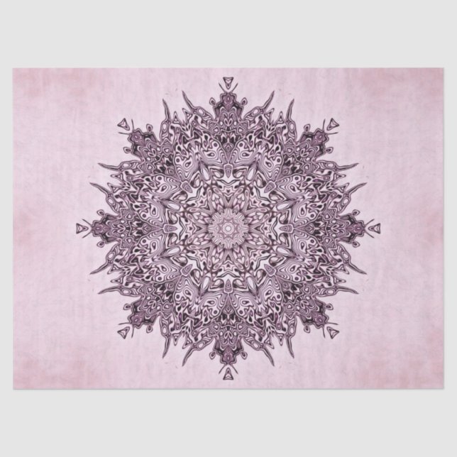 flower mandala tissue paper (Front)