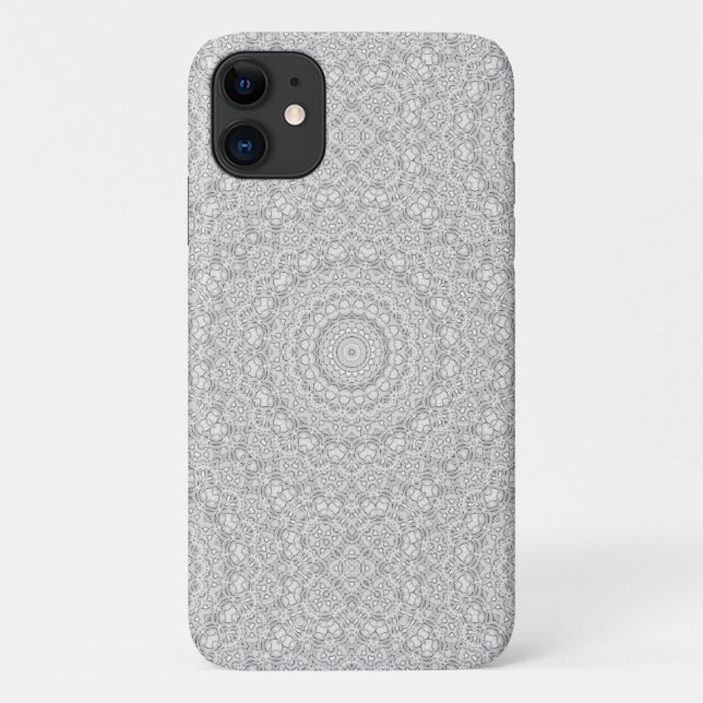 Flower Mandalal_MG_2221 BlackNWhite Case-Mate iPhone Case (Back)