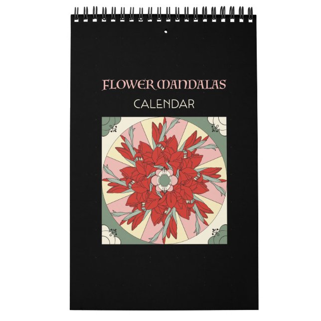 Flower Mandalas Calendar (Cover)