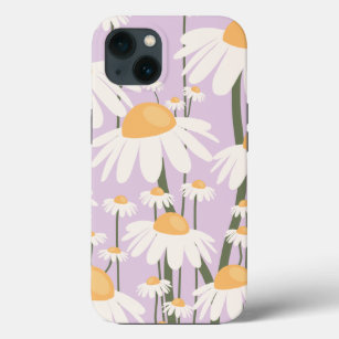 Flower Market Amsterdam Abstract Retro Daisies iPhone 13 Case