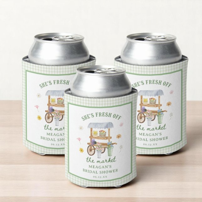 Flower Market Fresh Off The Market Bridal Shower Can Cooler (Creator Uploaded)