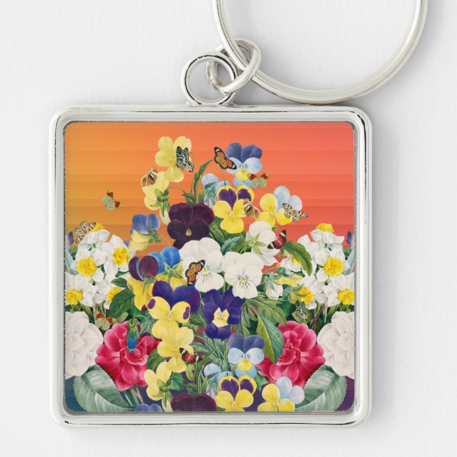 Flower Market Key Ring (Front)