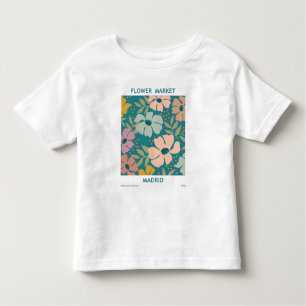 Flower Market Madrid Print Toddler T-Shirt