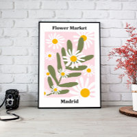 Flower Market Madrid, Wall Art Design