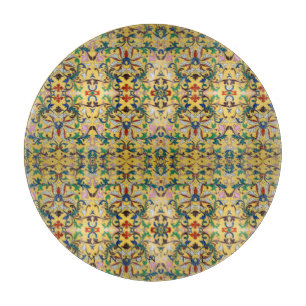 Flower Market Vintage Yellow Wildflower Botanical Cutting Board