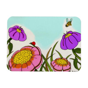 Flower Meadow Flexible Magnet