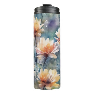 Flower meadow thermal tumbler