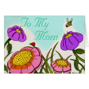 Flower Meadow "To My Mum" Customisable Card