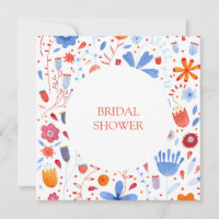 Flower Meadow Watercolor Bridal Shower