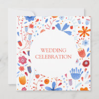 Flower Meadow Watercolor Wedding