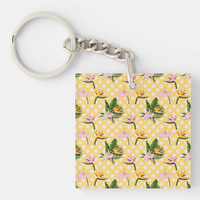 Flower Meanings Key Ring (Front)
