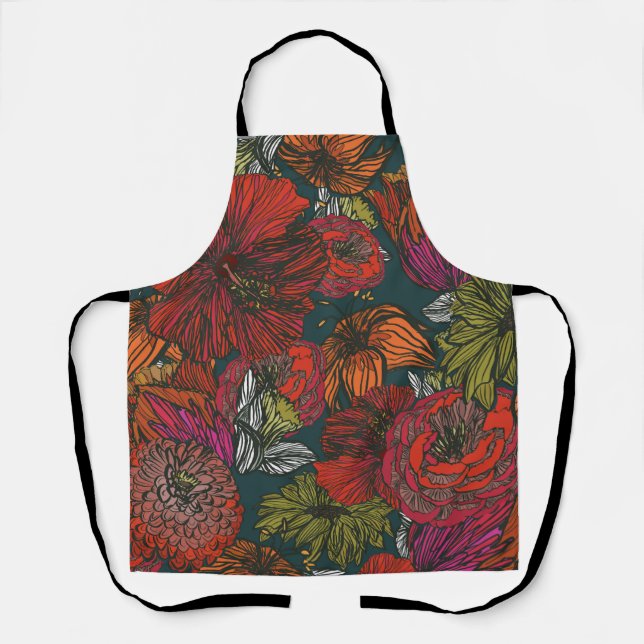 Flower Medley Apron (Front)