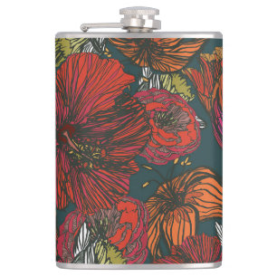 Flower Medley Hip Flask