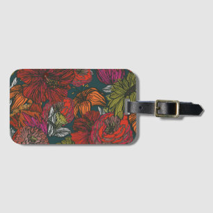 Flower Medley Luggage Tag