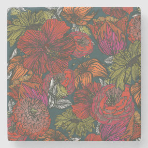 Flower Medley Stone Coaster