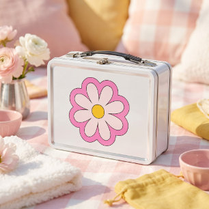 Flower Metal Lunch Box