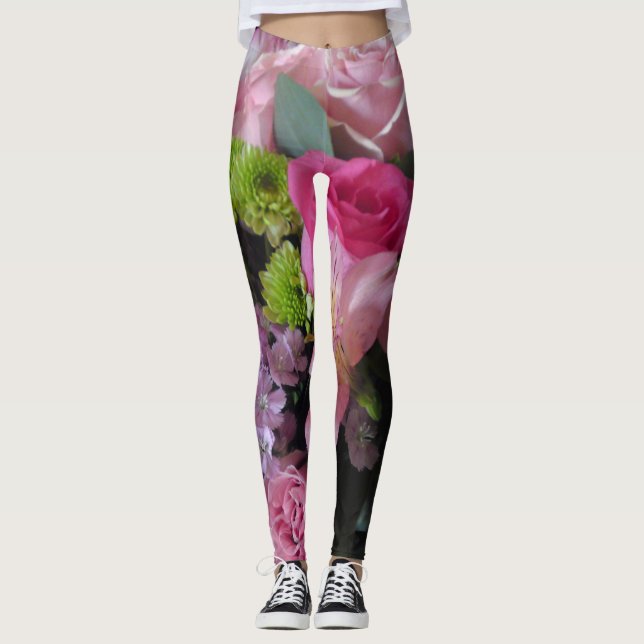 Flower Mix Leggings (Front)
