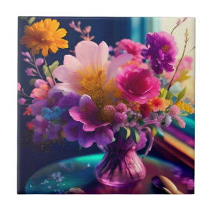 Flower Mix Vase 1 Tile