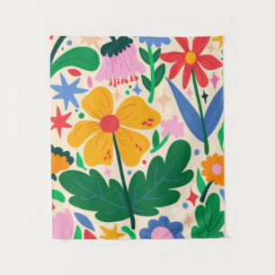 Flower Mixtape Tapestry