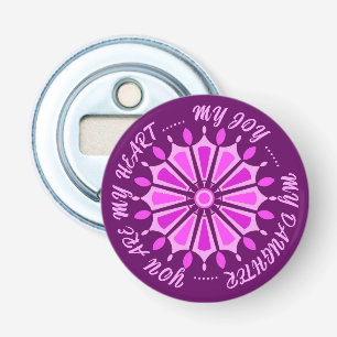 FLOWER MODERN GIFT FROM MOM DAD SISTER SON BOSS BOTTLE OPENER