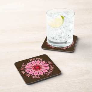 FLOWER MODERN GIFT FROM MOM DAD SISTER SON BOSS COASTER