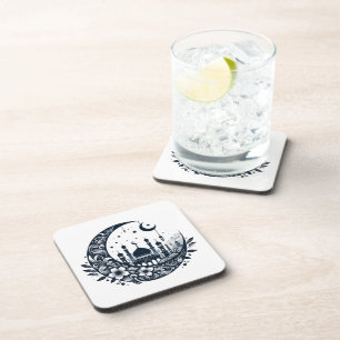 Flower Moon Mosque Coaster