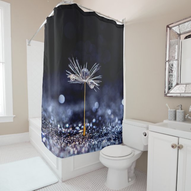 flower moon shower curtain (In Situ)