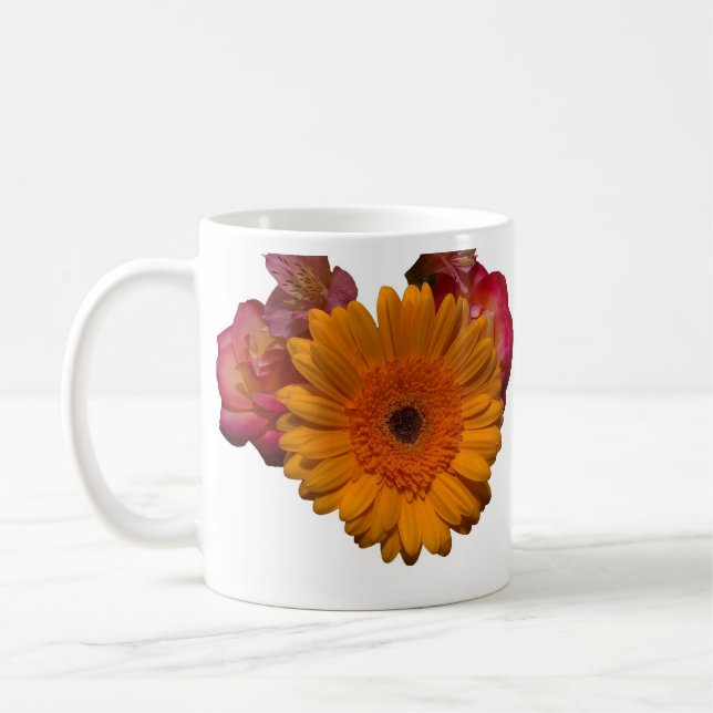 Flower mug #7 (Left)