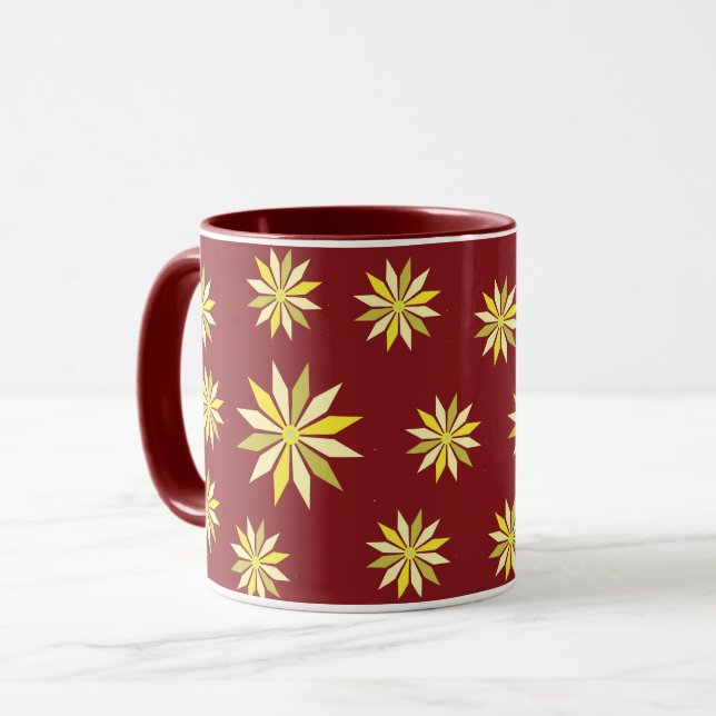 FLOWER MUG GIFT NEW YEAR VALENTININE ANY OCCATION (Front Left)