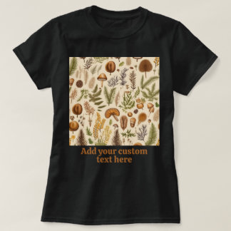 Flower Mushroom Floral Cottagecore, Nature Lover T-Shirt