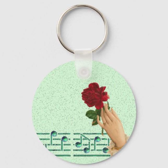 Flower Music Keychain (Front)
