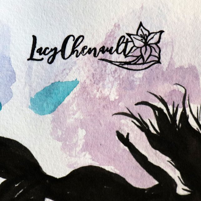 Flower name  self-inking stamp (Creator Uploaded)