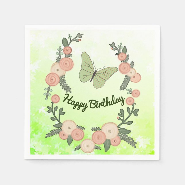 flower napkin (Front)