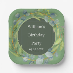 Flower Nature Bits 7" Paper Plates