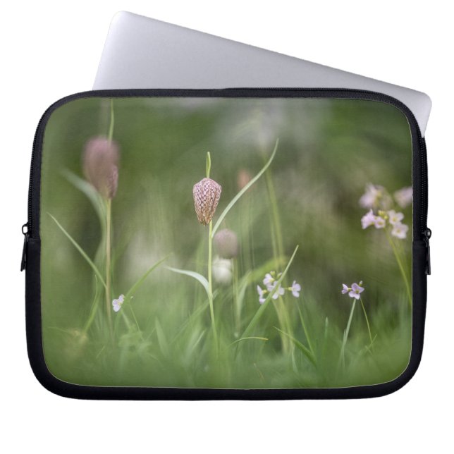 Flower Nature Photo Laptop Sleeve (Front)