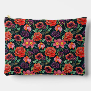 Flower Noire Accessory Pouch
