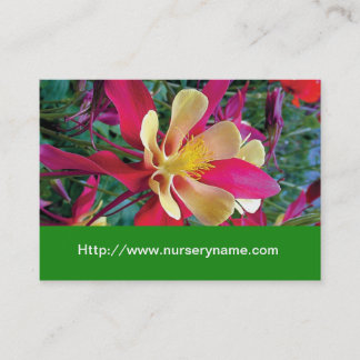 flower nursery business card