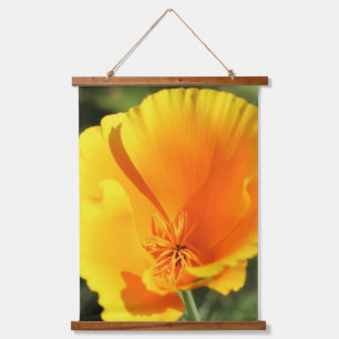 Flower of California poppy Hanging Tapestry