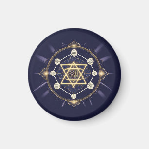 Flower of Infinity — Sacred Geometry Celestial Magnet