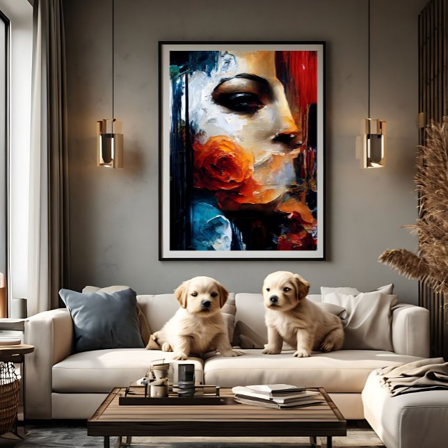 Flower of Introspection Canvas Print (Creator Uploaded)