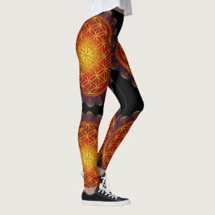 Flower of Life - Apophysis Mandala I Leggings