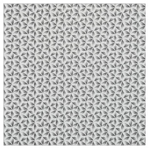 Flower of life black pattern fabric