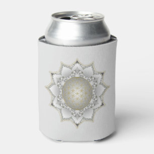 Flower Of Life - Blossoms Mandala 1 Can Cooler