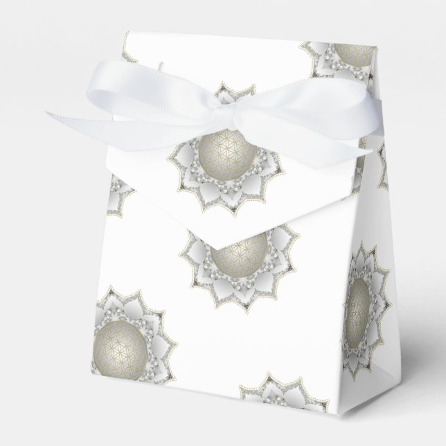 Flower Of Life - Blossoms Mandala 1 Favour Box (Front Side)