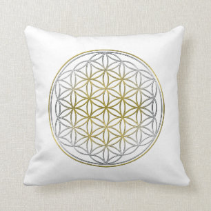 FLOWER OF LIFE / Blume des Lebens - BiColor Cushion