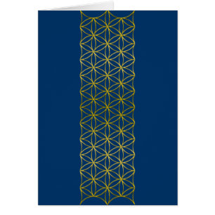 Flower of Life / Blume des Lebens - Border gold